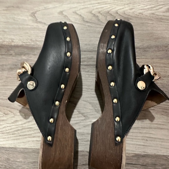 RUSSELL & BROMLEY Dellabosco Chain Closed Toe Clog Size 38 U.S. 7- NWOT - Picture 4 of 5